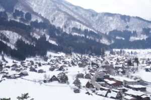 荻町集落　冬　白川郷