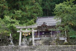 白川八幡神社　白川郷